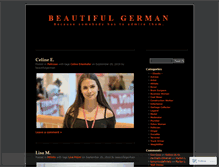 Tablet Screenshot of beautifulgerman.com